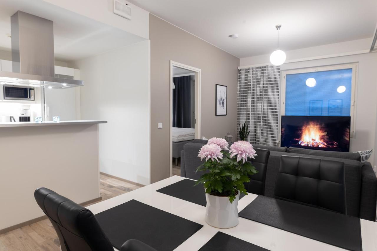 Arctic City Apartment Tammela With Sauna And Free Parking Rovaniemi Ngoại thất bức ảnh