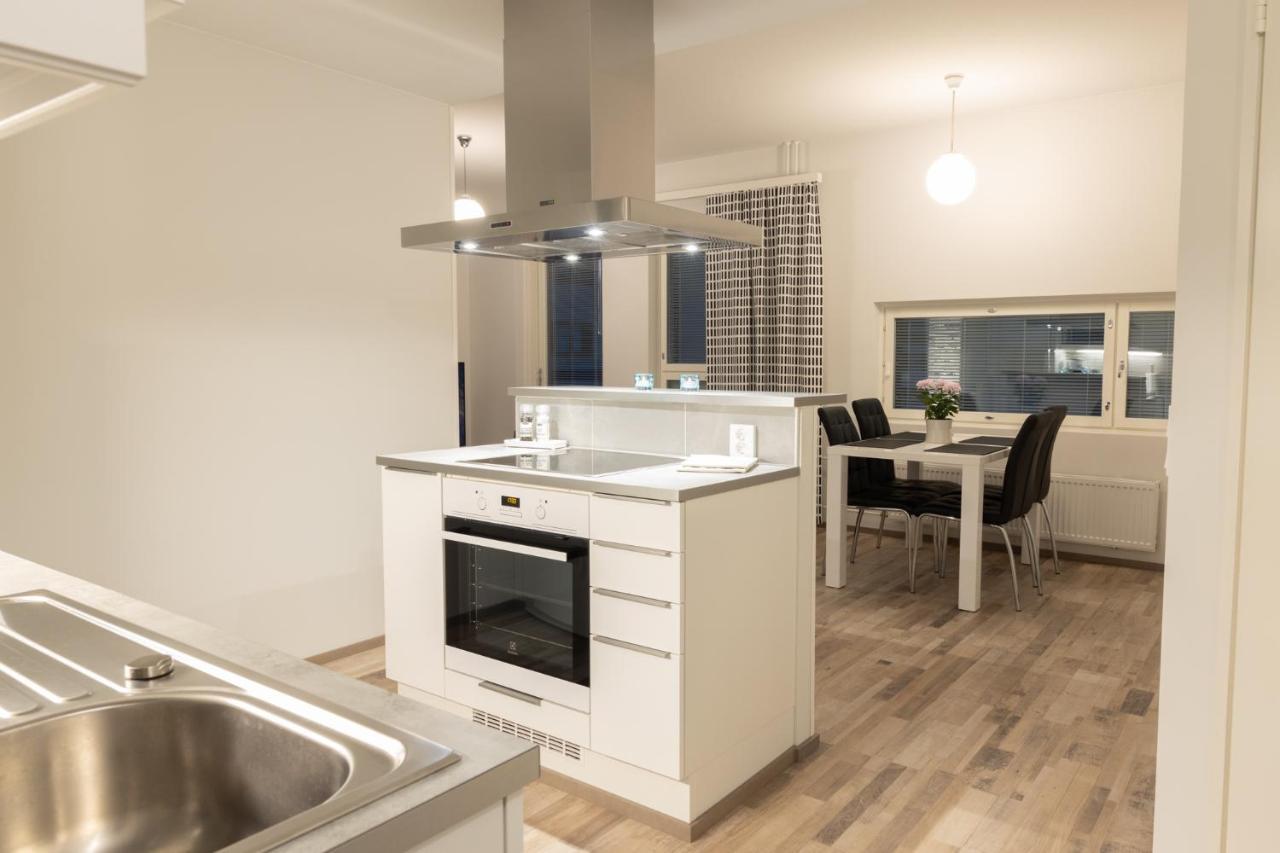 Arctic City Apartment Tammela With Sauna And Free Parking Rovaniemi Ngoại thất bức ảnh